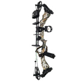 SAS Feud X 30-70 Lbs 19-31" Compound Bow Pro Package 300+FPS Camo - Open Box