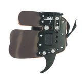 SAS Elite Aluminum Suede and Leather Finger Tab Medium Black - Open Box