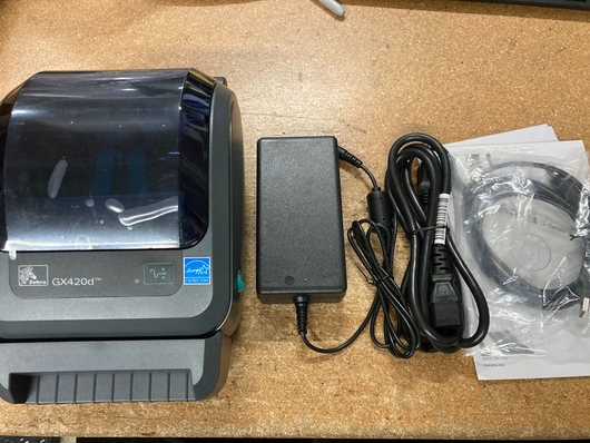 Zebra GX420d Direct Thermal Printer USB Serial and Parallel Port Connectivity