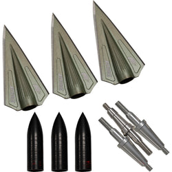 Bear Archery RazorHead VWS Double Bevel Kit - Green