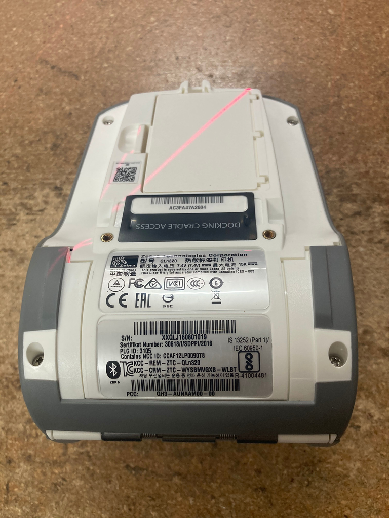 Zebra QLN320 Direct Thermal Printer - Monochrome - Portable - Label Pr