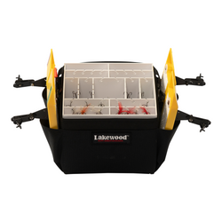 Lakewood Pedastal Organizer 9” L x 9.5” W x 9” H - Black