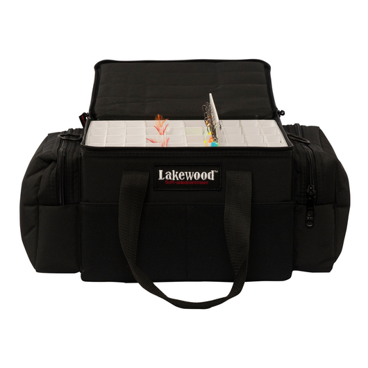 hanging lure tackle box Lakewood Fishing Lure Caddy Tackle Box w Adjustable Hanging Lure Divid – Southlandarchery