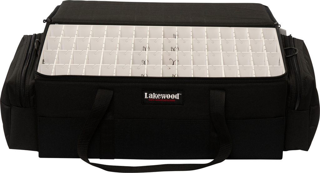 Lakewood Fishing Black Hanging Lure Locker Tackle Box W Adjustable Lur ...