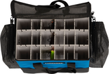 Lakewood Fishing Medium Blue Saltwater Case Tackle Box Adjustable Lure Dividers