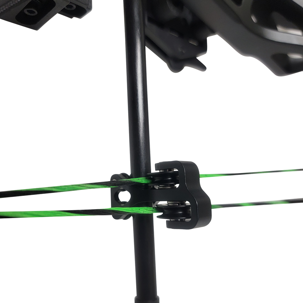 Compound Cable Splitter SAS Aluminum Compound Bow Cable Guard Roller Slide String Splitter Arc ...
