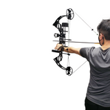 SAS Feud X 30-70 Lbs 19-31" Compound Bow Pro Package 300+FPS Target Hunting
