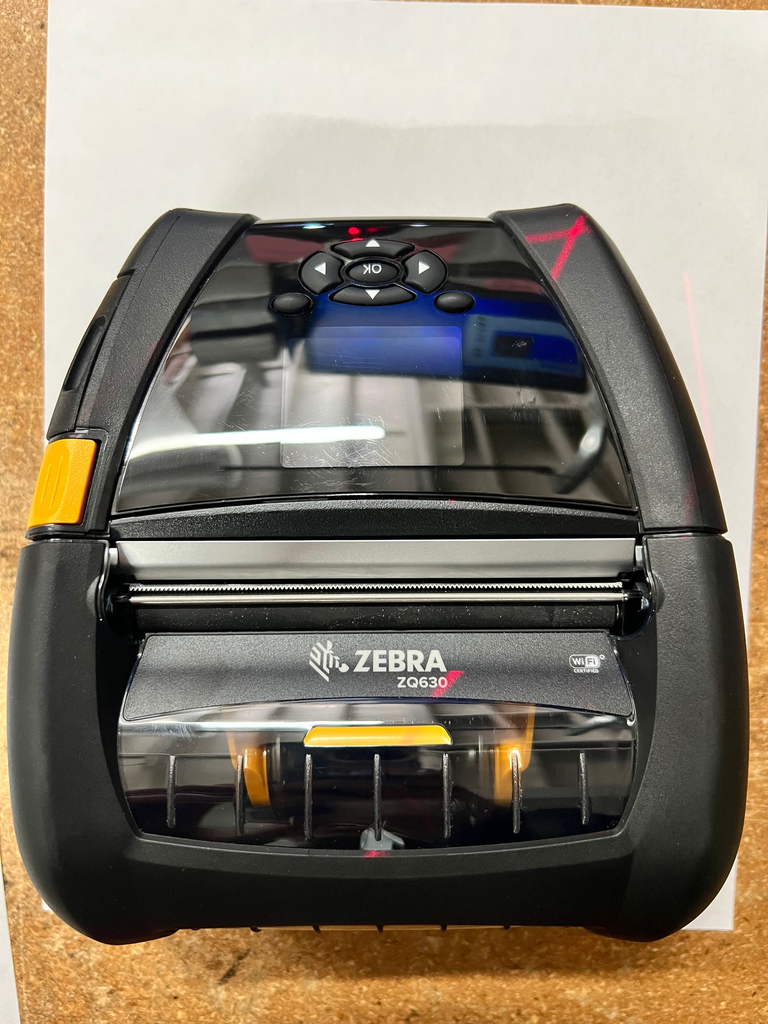 Zebra ZQ630 Mobile Barcode Label Printer Wireless Bluetooth and WiFi
