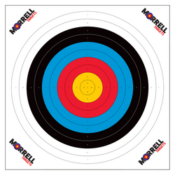 Morrell 80cm Archery Target Paper Face (OFFICIAL NASP SCORING PAPER) - 100/Pack