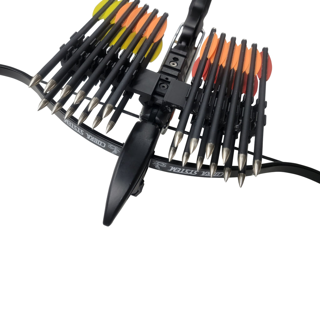 SAS Pistol Crossbow Quiver 3D Printed for 24 Bolts Holder Weaver Mount