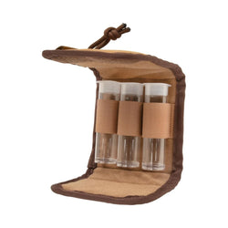 Allen Company Rival Choke Tube Holder & 3 Extended Vials - Tan
