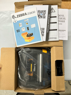 Zebra ZQ630 Mobile Barcode Label Printer | Wireless Bluetooth - Open Box